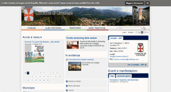 Desktop Screenshot of comunecavalese.it