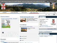 Tablet Screenshot of comunecavalese.it